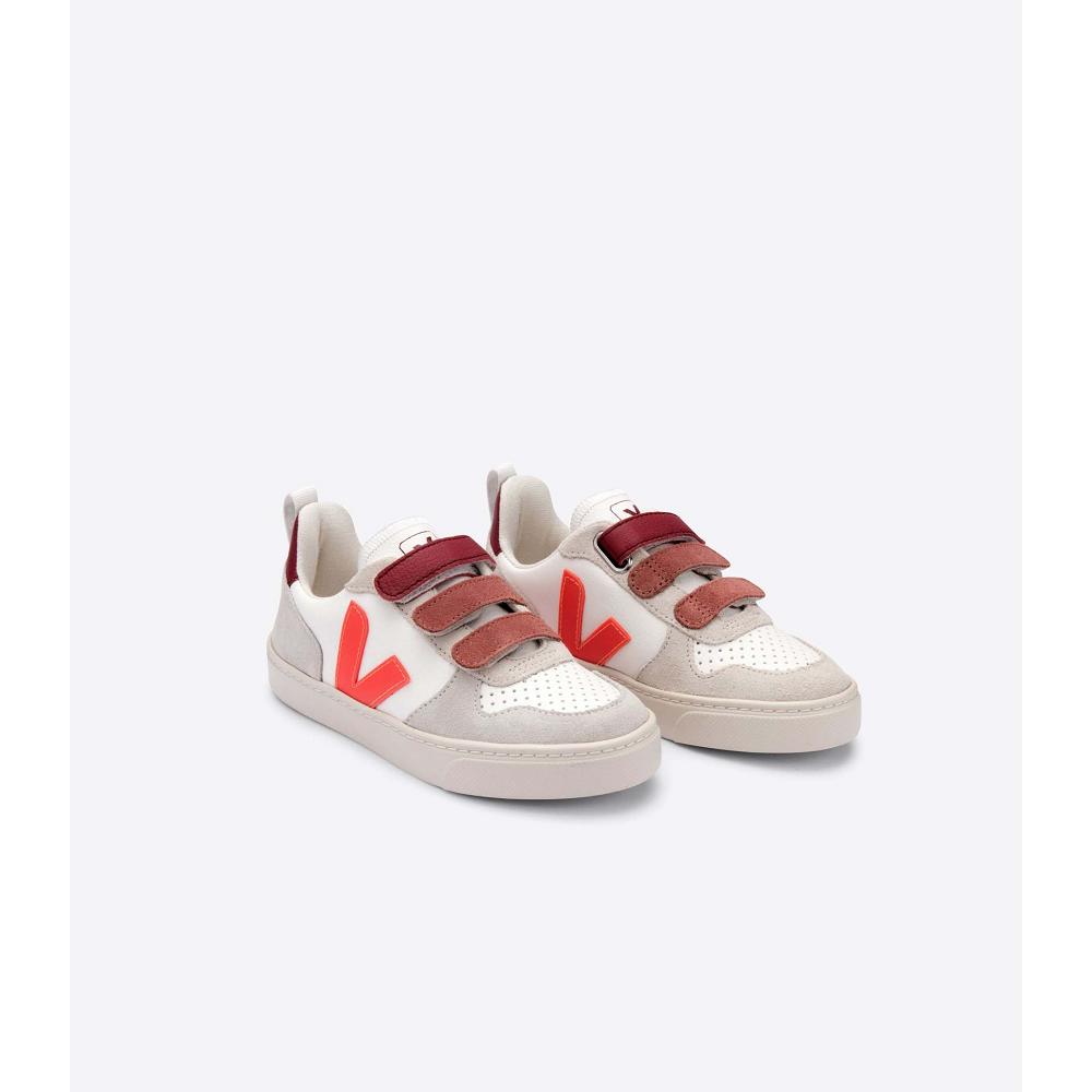 Αθλητικά Παπούτσια παιδικα Veja V-10 X BONTON White/Orange | GR 842EBC